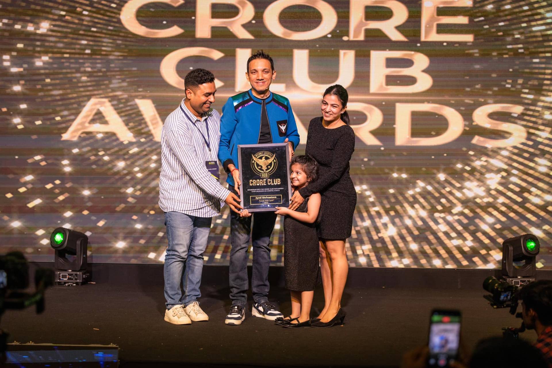Ujjwal at the Crore Club Awards